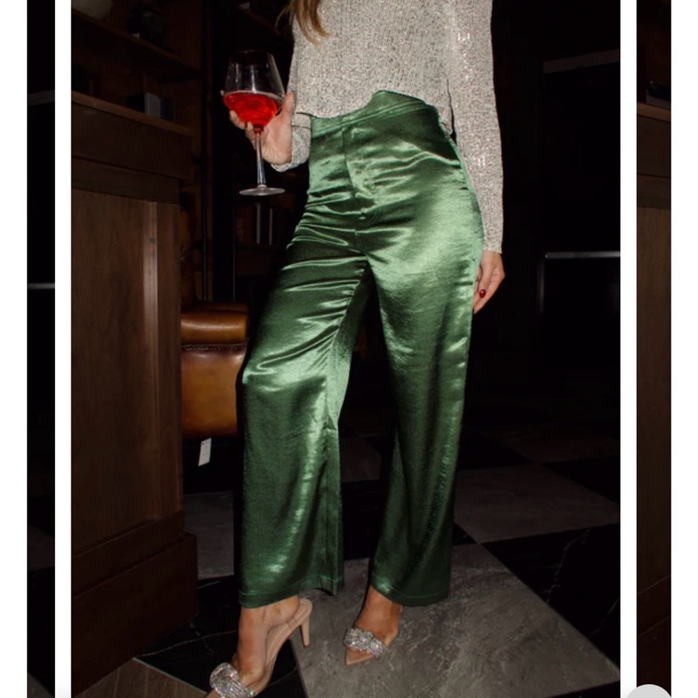 Feeling Festive Lane 201 Satin Pants